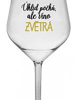 ČISTENIE POČKÁ, ALE VÍNO ZÍSKA - číry nerozbitný pohár na víno 470 ml