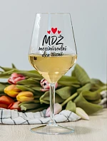 MEDZINÁRODNÝ DEŇ VÍNA - číry nerozbitný pohár na víno 470 ml