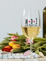 I HAVE A PERFECT WOMAN - číry pohár na víno 350 ml