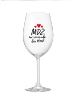 MEDZINÁRODNÝ DEŇ VÍNA - číry pohár na víno 350 ml