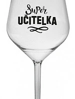 SUPER TEACHER - číry nerozbitný pohár na víno 470 ml