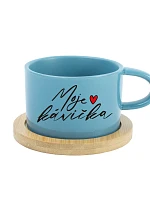 MY CUP - modrý pohár na makrónky 200 ml