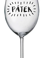 FRIDAY - číry pohár na víno 350 ml