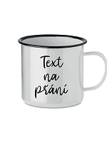WISHING TEXT - biela plechovka 300 ml