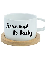 SERE ME THIS WAY - biely pohár na makrónky 200 ml