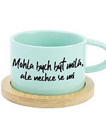MOHOL BY som byť milý, ale nechcem - mätový hrnček 200 ml
