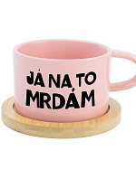 I'M DYING FOR IT - ružový pohár na makrónky 200 ml