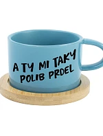 A TY MI TAKY POLIB PRDEL - modrý hrnček makarón 200 ml