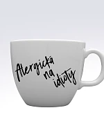 ALLERGIC TO IDIOTS - MEGA XXL keramický hrnček 1000 ml