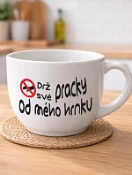 HOLD YOBS BY MY MUG - MEGA XXL keramický hrnček 1000 ml