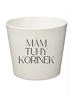 MÁM TUHÝ KOŘÍNEK - malý květináč 