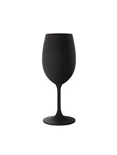 Čierny pohár na víno 350 ml - 6 balení