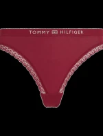 Dámske čipkované nohavičky s tonálnym logom UW0UW04183-XJS - Tommy Hilfiger