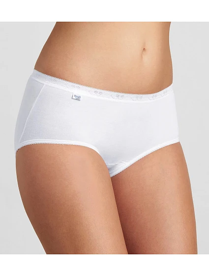 Sloggi Basic+ Midi nohavičky 2P White 0003 - Triumph Sloggi Basic+ Midi nohavičky 2P White 0003 - Triumph