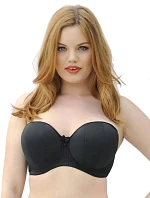 Podprsenka s kosticou Luxe Strapless CK2601-1 čierna - Curvy Kate