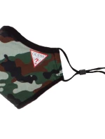 Bavlnená unisex rúško W0YZ17WDXC0-P1CM maskáčová - Guess