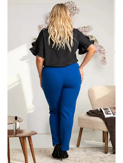 Dámské kalhoty  modrá  model 18201517 - Karko