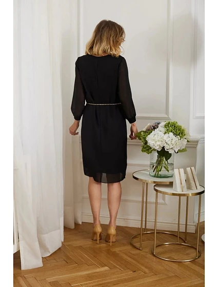 Dámské večerní šaty model 19382726 černé - La Aurora