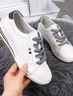 Dámske kožené tenisky PAW312 White - Filippo