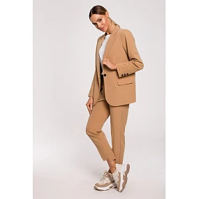 Dámské sako model 20237587 hnědé - Moe