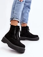 Dámske členkové topánky M532-1 model 190537 Black - ERYNN