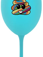 SPIRITUAL GREAT EE - tyrkysový pohár na víno 350 ml