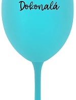 Ms. Perfect - tyrkysový pohár na víno 350 ml