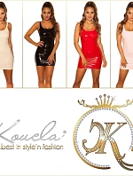 Sexi minišaty 20084 latexový vzhľad - KouCla