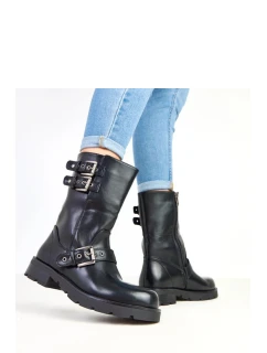 Dámské kotníkové boty K530 Černá - Yesmile