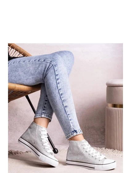 Tenisky  model stříbrné Solea model 21935237 - SWEET SHOES