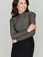 Dámska blúzka K438 khaki - Katrus
