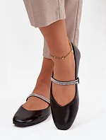 Dámske baleríny 2732 Ilirene black - Sweet Shoes