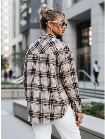 Dámská kostkovaná košile   model 22123862 - FashionStreet