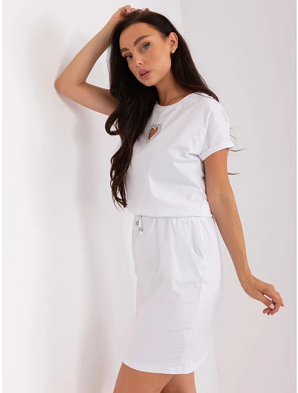 Dámské šaty RV SK model 22174684 bílé - FPrice