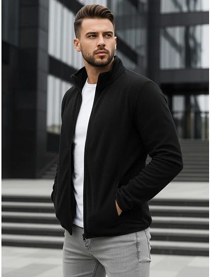 Pánska mikina BX4771 čierna - FashionStreet