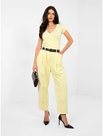 Dámske tričko RV TS 5636.03X svetložlté – Feel Good