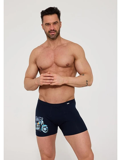 Pánské boxerky model 22365136 tmavě modré - Cornette