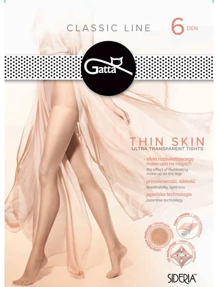 Dámské punčochové kalhoty model 7282919 SKIN 6 DEN - Gatta