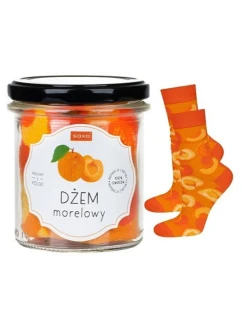 PONOŽKY SOXO VE SKLENICI - MERUŇKOVÝ DŽEM