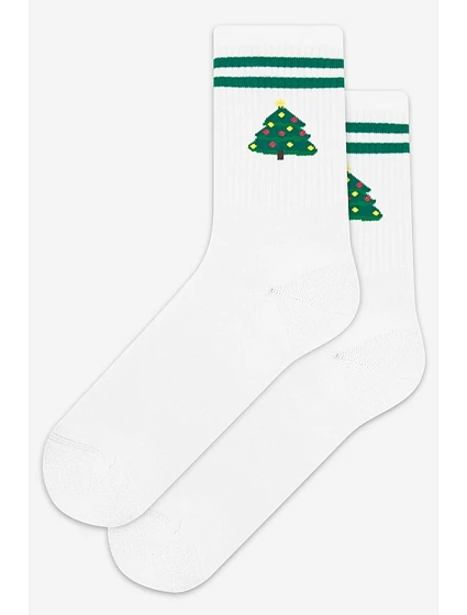 Vzorované vianočné ponožky U04.N56