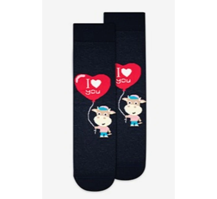 MODERNÍ Ponožky U04.156 Valentýnské ponožky MODERNÍ Ponožky U04.156 Valentýnské ponožky