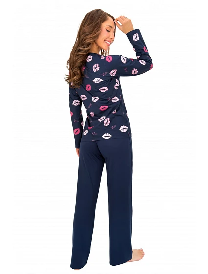 long dark blue model 22548239 - Donna