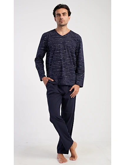 Pánské pyžamo dlouhé model 22406244 - Vienetta MAN Pánské pyžamo dlouhé model 22406244 - Vienetta MAN