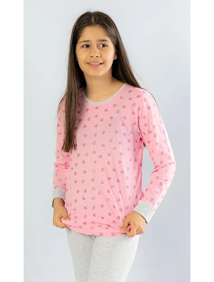 Dětské pyžamo dlouhé model 22408625 - Vienetta Kids Dětské pyžamo dlouhé model 22408625 - Vienetta Kids