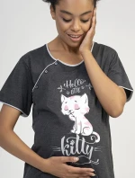 Dámska nočná košeľa materská Little cat