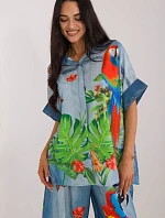 Košeľa s krátkym rukávom model 198371 Taliansko Moda