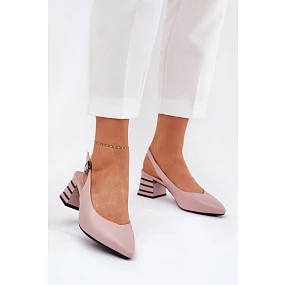 Sandále na podpätku model 209776 Krok vo veľkom štýle