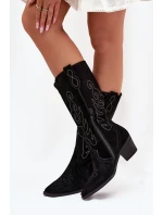 Kozačky na podpatku model 222538 Step in style Kozačky na podpatku model 222538 Step in style