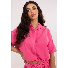 Košeľa s krátkym rukávom model 226018 Taliansko Moda