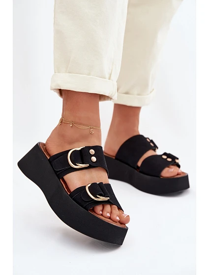 ~Žabky na platforme model 226359 Krok vo veľkom štýle ~Žabky na platforme model 226359 Krok vo veľkom štýle